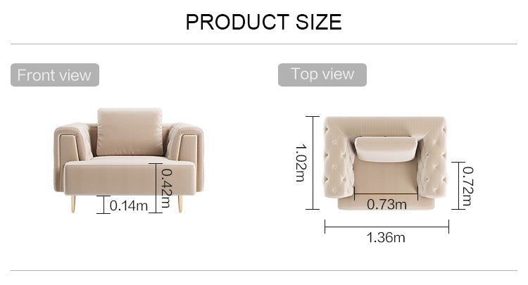 Cosmic Sofa Collection WarmSand