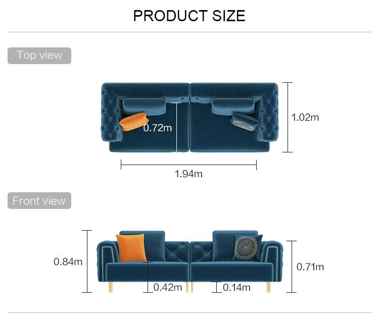 Cosmic Sofa Collection Blue