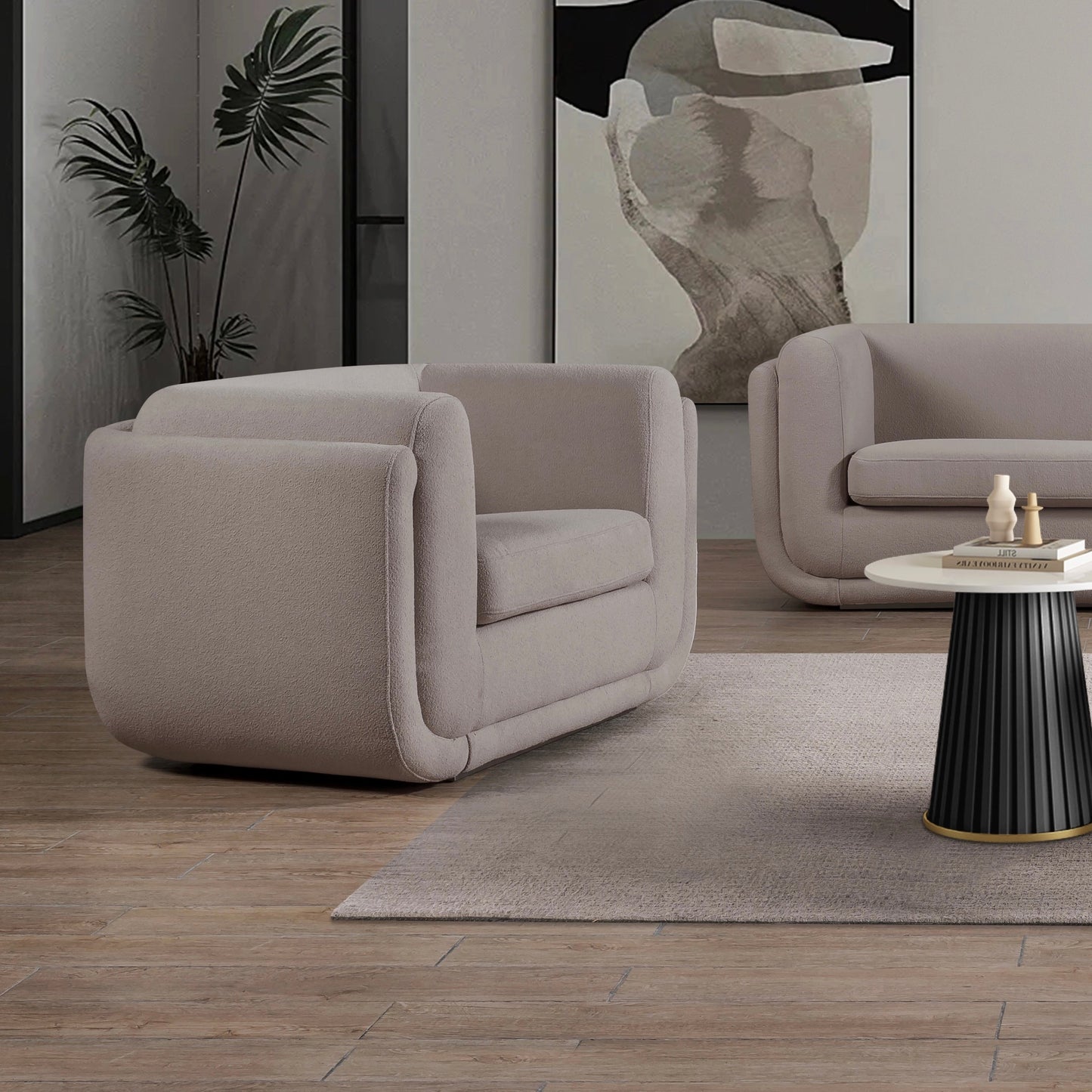 Boston Sofa - Khaki Brown