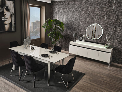 Eva Dining Chair - Black