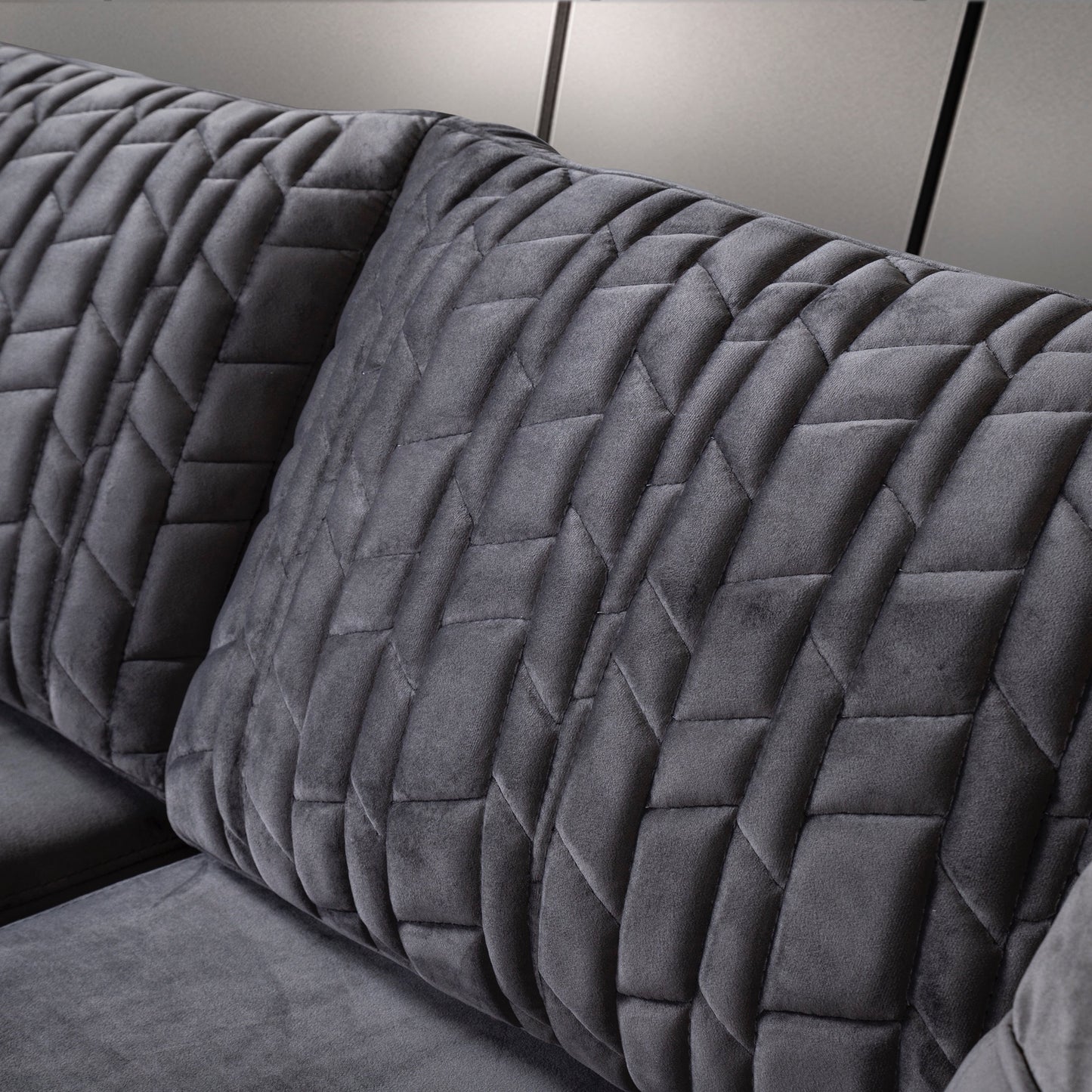 Turkish Liya Sofa Dark Grey