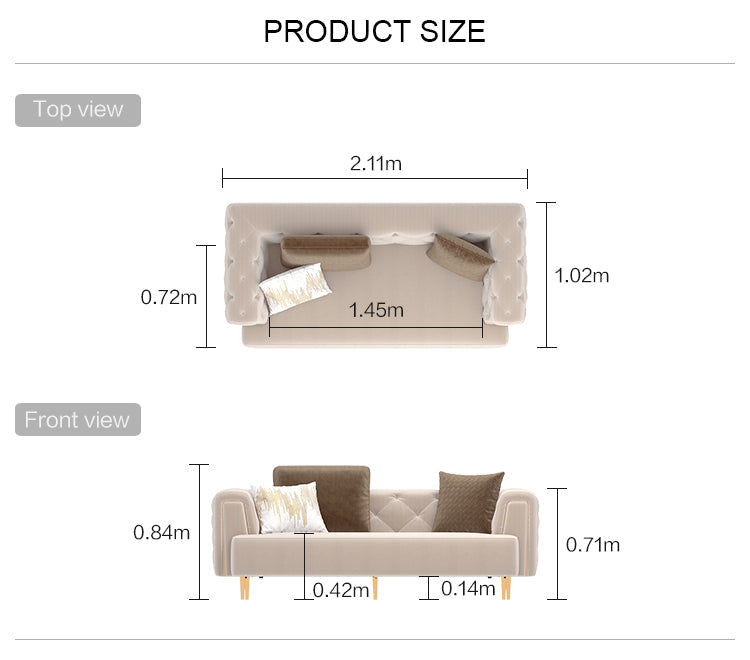 Cosmic Sofa Collection WarmSand