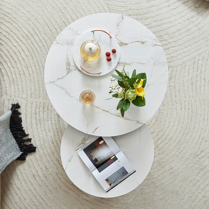 Alfaro Round Coffee Table - Flexible and Practical Design
