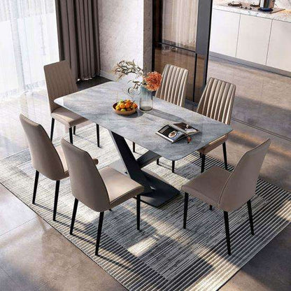 Orchid Carbon Finish Dining Table