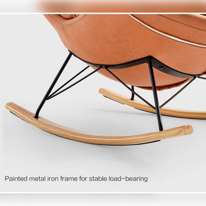 Aldan Rocking Chair - Graceful Smile Arc Design for Comfortable Sitting