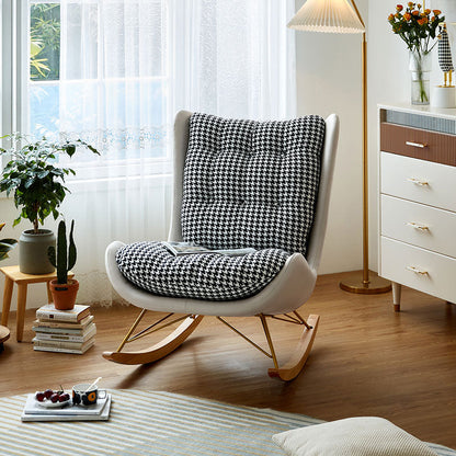 Tufted Upholstered Rocking Chair