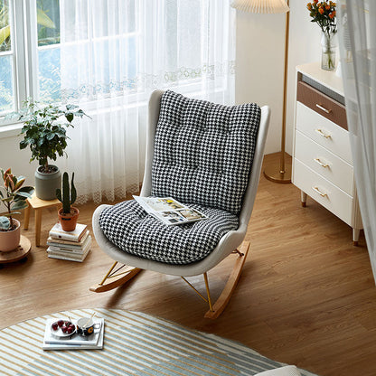 Tufted Upholstered Rocking Chair