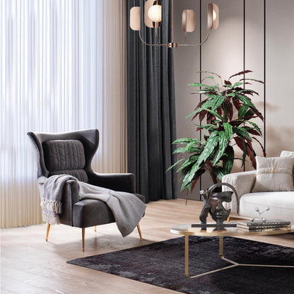 Turkish Liya Sofa Dark Grey