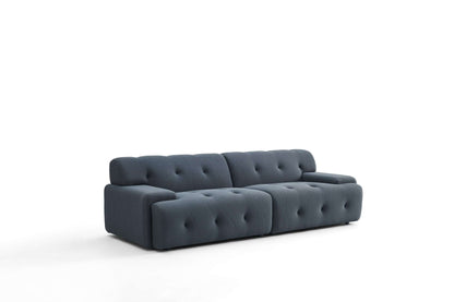 Comfy Button Tufted Sofa - 4 seater