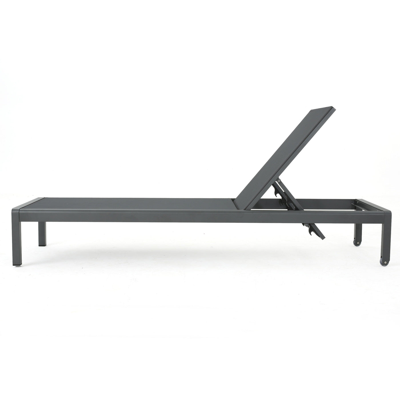Cape Coral Outdoor Aluminum Chaise Lounge (Set of 2) by Christopher Knight Home - 77.56 D x 25.20 W x 11.80 H