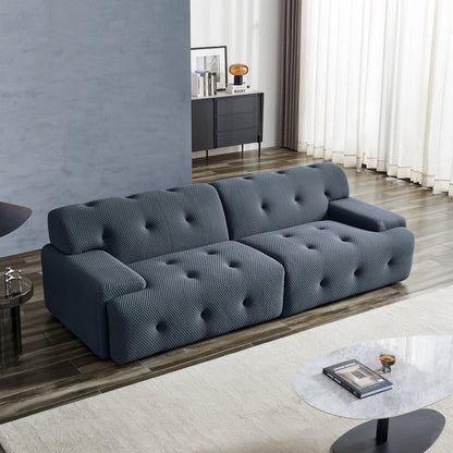 Comfy Button Tufted Sofa - 4 seater