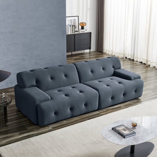 Comfy Button Tufted Sofa - 4 seater