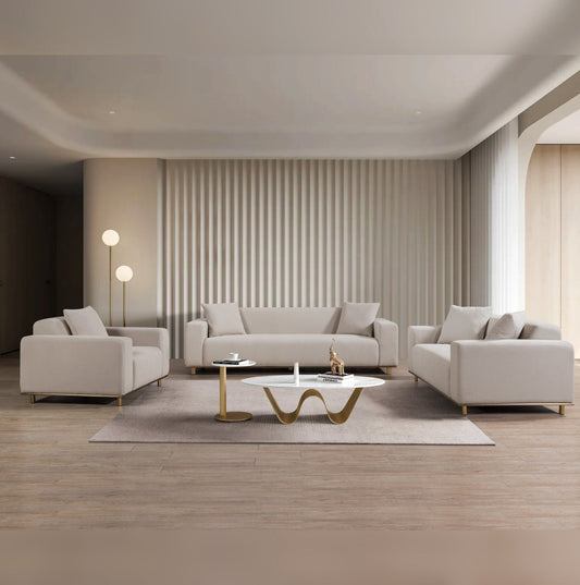 Armonia Boucle Sofa - Light Beige