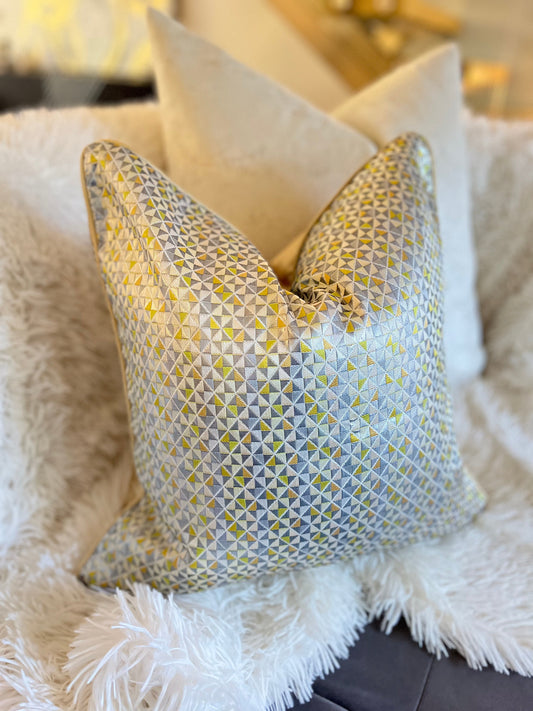 Multi-Colour Geometric Luxury Cushion Cover