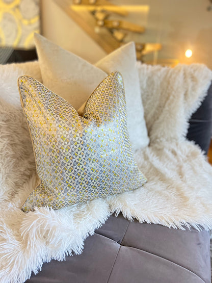 Multi-Colour Geometric Luxury Cushion Cover