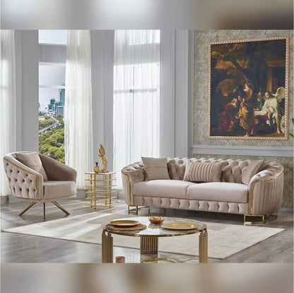 Turkish Galata Sofa - Beige
