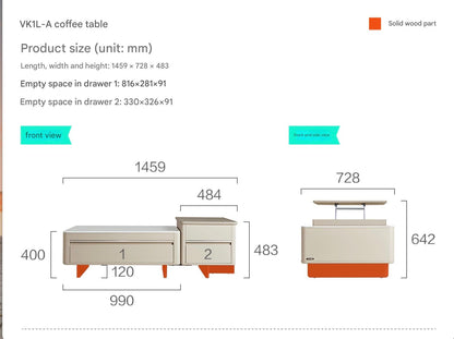 Roy Coffee Table & TV Unit (Price Per Item)